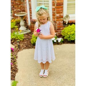 WHITE LACE RARE EDITIONS girls dress - size 6